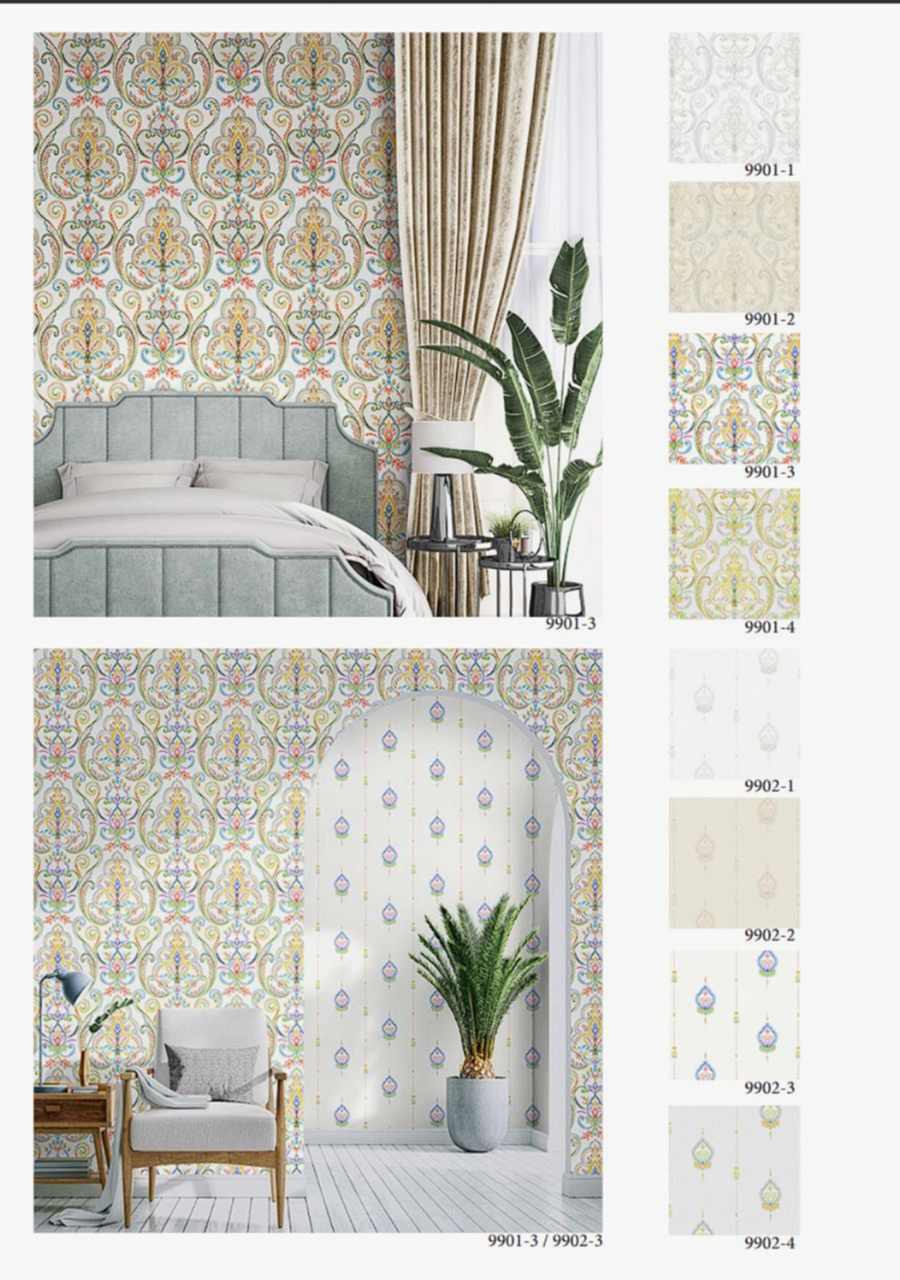 Tropicano Leaf Vinil Duvar Kağıdı
